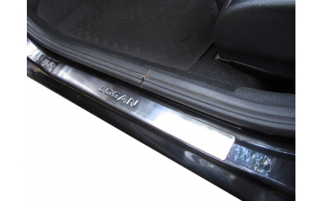 Накладки на пороги Renault Logan
