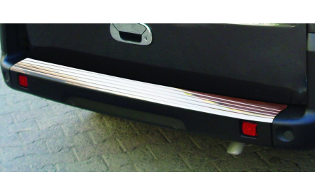 Накладка на задний бампер Fiat Doblo