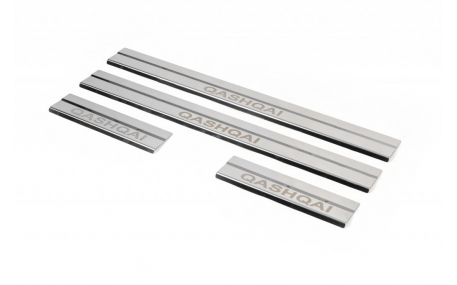 Накладки на пороги Nissan Qashqai