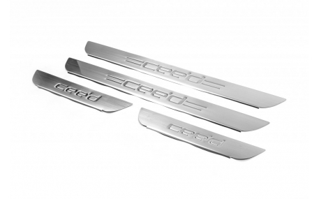 Накладки на пороги Kia Ceed