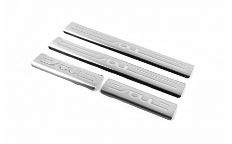 Накладки на пороги Kia Soul