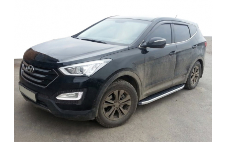 Подножки Hyundai Santa Fe