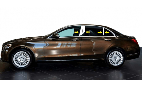 Хром накладки Mercedes C-class W205