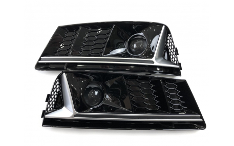 Решетки бампера Audi A4 B9 2016-2019