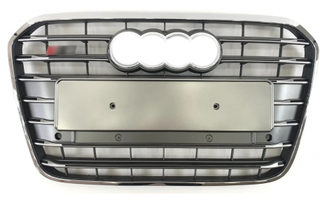 Решетка радиатора Audi A6 C7 2011-2014