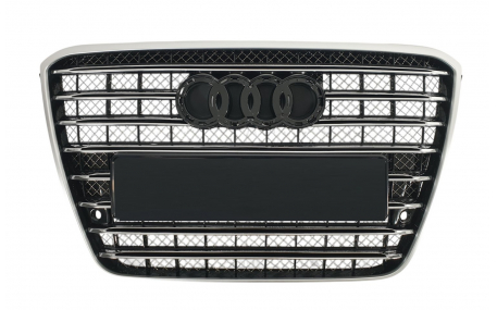 Решетка радиатора Audi A8 D4 2010-2014