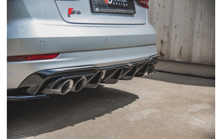 Накладка задняя Audi A3 8V 2016-2020 Sedan