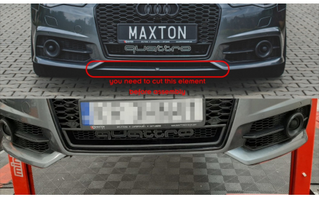 Накладка передняя Audi A6 C7 2015-2018