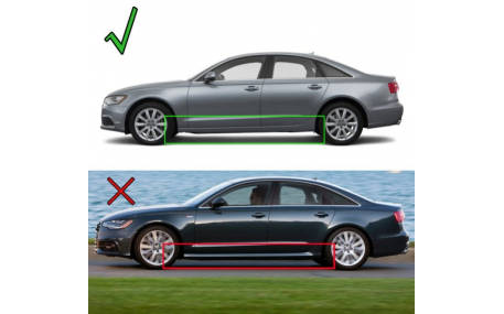 Брызговики Audi A6 C7 2011-2014