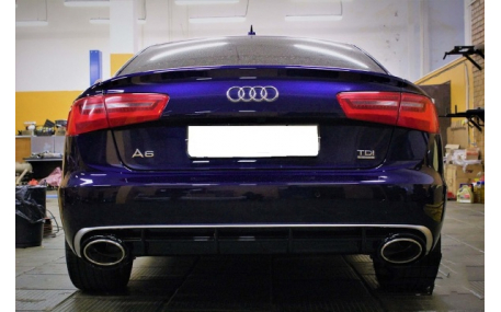 Накладка задняя Audi A6 C7 2011-2014