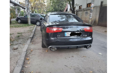 Накладка задняя Audi A6 C7 2011-2014