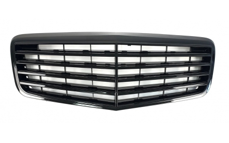 Решетка радиатора Mercedes E-class W211 2006-2009