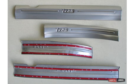 Накладки на пороги Hyundai Creta