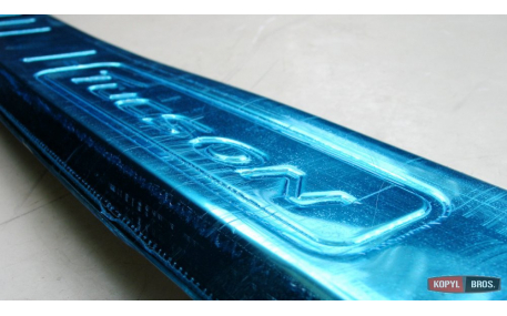 Накладка на задний бампер Hyundai Tucson 2015-2018