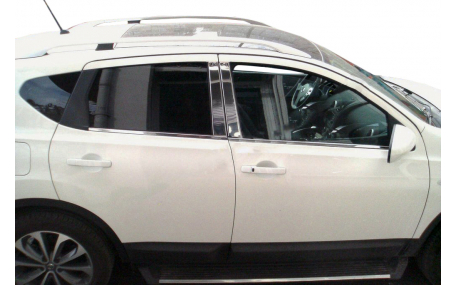 Хром накладки Nissan Qashqai J10