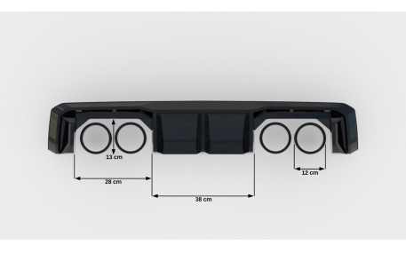 Накладка задняя BMW M3 G80