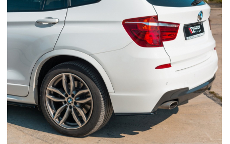 Накладка задняя BMW X3 F25 2014-2017