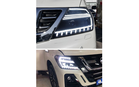 Фары передние Nissan Patrol Y62