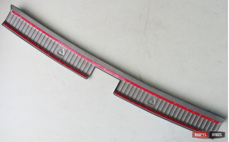 Накладка на задний бампер Skoda Fabia