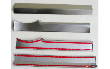 Накладки на пороги Skoda Rapid