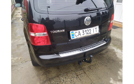 Накладка на задний бампер Volkswagen Touran