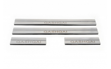 Накладки на пороги Nissan Qashqai