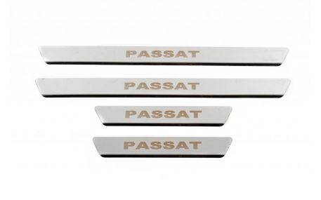 Накладки на пороги Volkswagen Passat