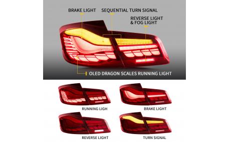 Фонари задние BMW 5 F10
