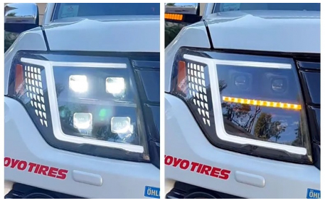 Фары передние Mitsubishi Pajero Wagon 4