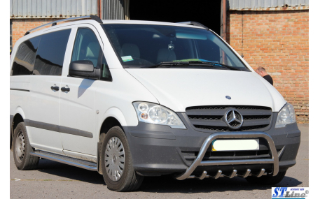 Защита передняя Mercedes Vito W639