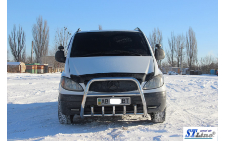 Защита передняя Mercedes Vito W639