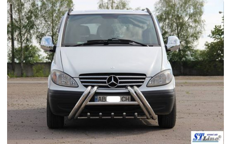 Защита передняя Mercedes Vito W639