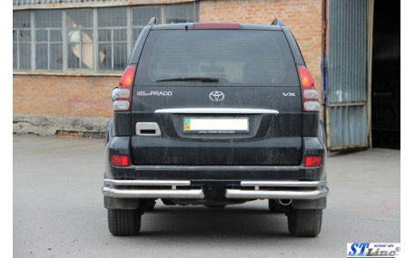 Защита задняя Toyota Land Cruiser Prado 120