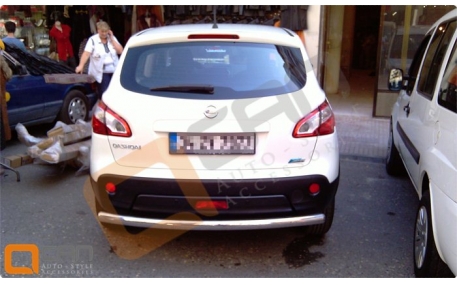 Защита задняя Nissan Qashqai J10