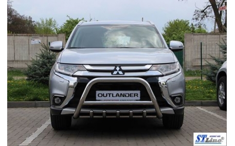 Защита передняя Mitsubishi Outlander 