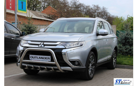 Защита передняя Mitsubishi Outlander 