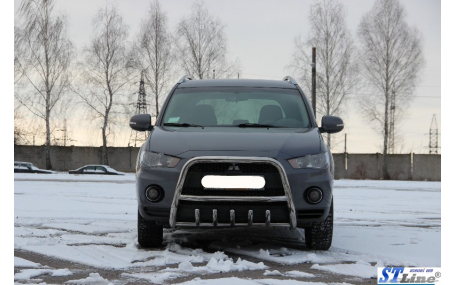 Защита передняя Mitsubishi Outlander XL