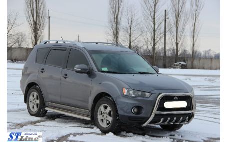 Защита передняя Mitsubishi Outlander XL