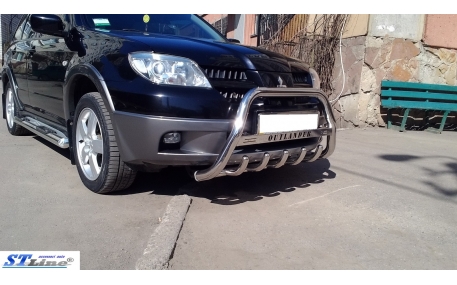Защита передняя Mitsubishi Outlander 