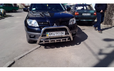 Защита передняя Mitsubishi Outlander 