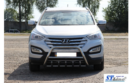 Защита передняя Hyundai Santa Fe