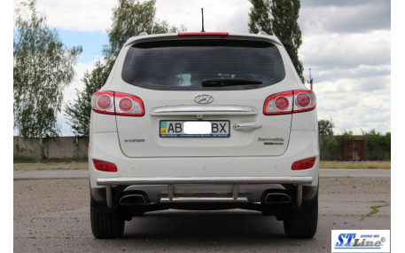 Защита задняя Hyundai Santa Fe