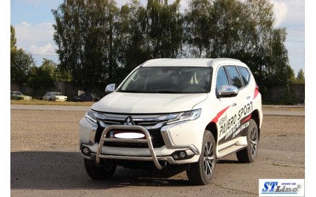 Защита передняя Mitsubishi Pajero Sport
