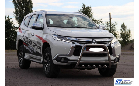 Защита передняя Mitsubishi Pajero Sport