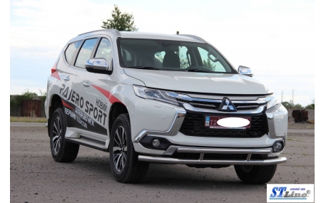 Защита передняя Mitsubishi Pajero Sport