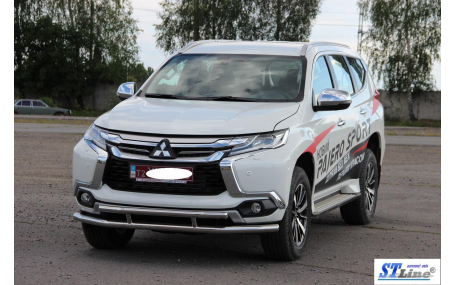 Защита передняя Mitsubishi Pajero Sport