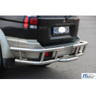 Защита задняя Mitsubishi Pajero Sport