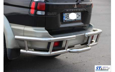 Защита задняя Mitsubishi Pajero Sport