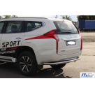 Защита задняя Mitsubishi Pajero Sport
