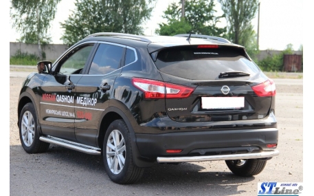 Защита задняя Nissan Qashqai J11